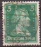 Germany 1924 Characters 5 Green Scott 352. Alemania 1924 Scott 352. Uploaded by susofe